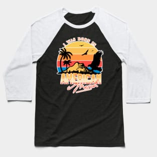 Was Born in American, March Retro Baseball T-Shirt